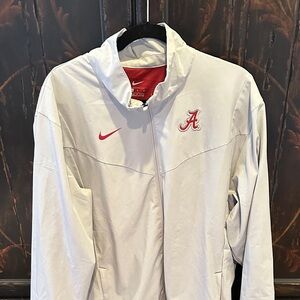 Nike grey  Jacket with an Alabama A.    No hood.   Zipper.